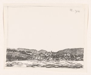Hely a Starnberger See-nél alkotó: Henri Braakensiek