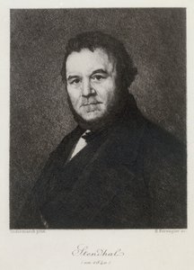 Marie-Henri Beyle portréja, Stendhal 1783-1842 1840-ben. alkotó: Henri Bérengier