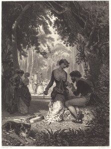 Olasz táncosok alkotó: Henri Charles Antoine Baron