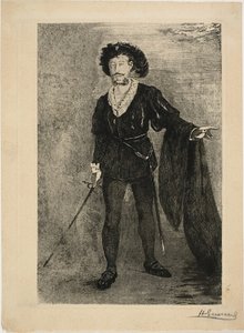 Faure Hamlet szerepében alkotó: Henri Charles Guérard