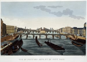 Kilátás a Pont des Arts-ra és a Pont Neuf-ra – Courvoisiertől alkotó: Henri Courvoisier-Voisin