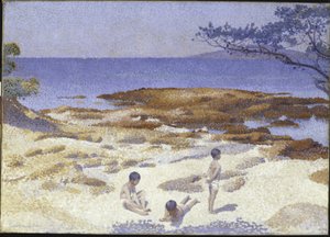 Strand Cabassonban alkotó: Henri Edmond Cross