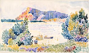 Fekete sapka, 1909. alkotó: Henri Edmond Cross