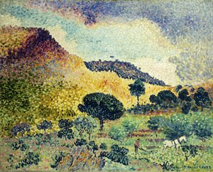 A mórok lánca, 1906. június – 1907. április alkotó: Henri Edmond Cross