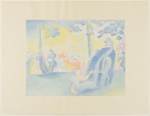 A Champs Elysees alkotó: Henri Edmond Cross