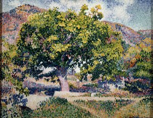 A házam mellett, 1906. alkotó: Henri Edmond Cross