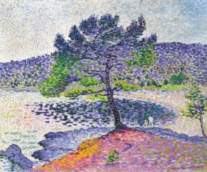 Strand az esti fényben. 1902 alkotó: Henri Edmond Cross