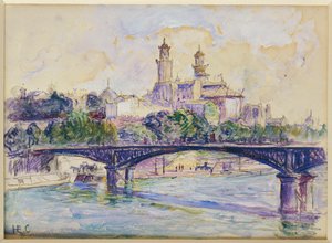 A Szajna a Trocadero előtt alkotó: Henri Edmond Cross