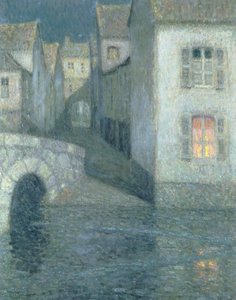 Házak a folyón, Chartres, 1929