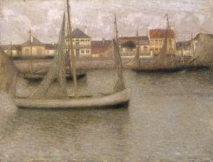 "Csónakok, Heyst", 1900.