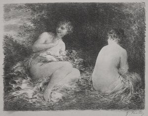 Fürdőzők alkotó: Henri Fantin-Latour