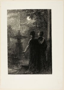 Beatrice és Benedict, I. felvonás: Nocturne, Hector Berlioz "Beatrice és Benedict (1862)" című operájából. alkotó: Henri Fantin-Latour