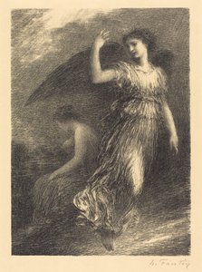 Debüt a "Paradise and the Peri" című műből (3. tábla) alkotó: Henri Fantin-Latour