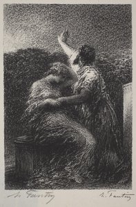 Balthazar mágus és Fatime alkotó: Henri Fantin-Latour