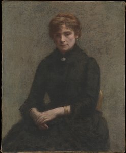Női portré alkotó: Henri Fantin-Latour