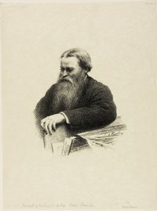 A művész Edwin Edwards portréja