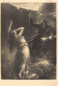 Kundry megidézése (2. lemez) alkotó: Ignace Henri Jean Fantin Latour