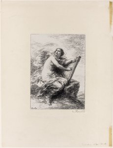 Inspiráció, első tányér alkotó: Ignace Henri Jean Fantin Latour