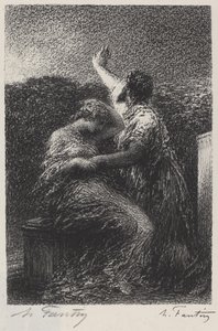 Baltazár mágus és Fatima alkotó: Ignace Henri Jean Fantin Latour