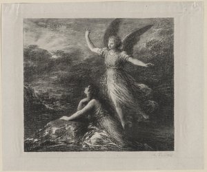 Paradicsom és Peri alkotó: Ignace Henri Jean Fantin Latour
