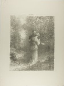Szerelmes versek, első tányér alkotó: Ignace Henri Jean Fantin Latour