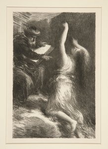 Parsifal: acte II, ?vocation de Kundry (Parsifal: Acte II, Evocation of Kundry) alkotó: Ignace Henri Jean Fantin Latour