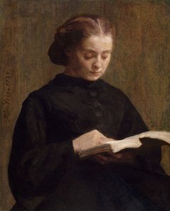 Mademoiselle Marie Fantin-Latour portréja, 1859. alkotó: Ignace Henri Jean Fantin Latour
