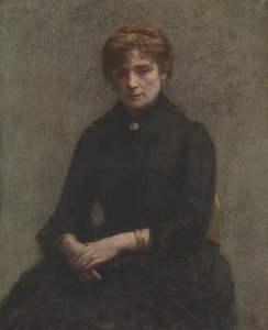 Női portré, 1885.