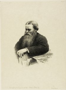 Edwin Edwards művész portréja alkotó: Ignace Henri Jean Fantin Latour