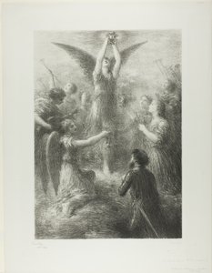 Lohengrin előjátéka, második lemez alkotó: Ignace Henri Jean Fantin Latour