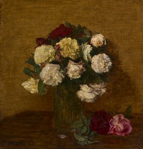 Rózsa vázában alkotó: Ignace Henri Jean Fantin Latour