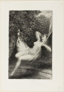 Sára, a fürdőző alkotó: Ignace Henri Jean Fantin Latour