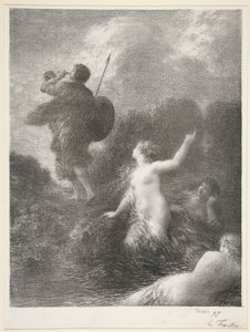 Siegfried és a rajnai lányok alkotó: Ignace Henri Jean Fantin Latour