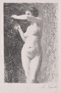 Tanulmány Évának alkotó: Ignace Henri Jean Fantin Latour