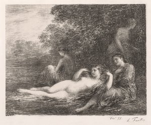 A fürdőzők alkotó: Ignace Henri Jean Fantin Latour