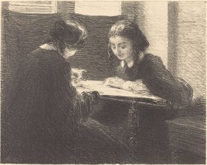 A hímzők alkotó: Ignace Henri Jean Fantin Latour