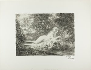Tavasz az erdőben alkotó: Ignace Henri Jean Fantin Latour