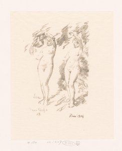 Éva két tanulmánya alkotó: Ignace Henri Jean Fantin Latour