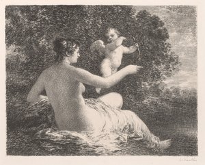 Vénusz és Ámor alkotó: Ignace Henri Jean Fantin Latour