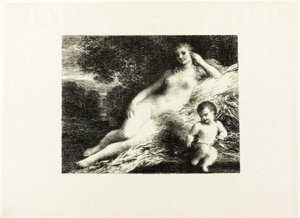 Vénusz és Ámor, második lemez alkotó: Ignace Henri Jean Fantin Latour