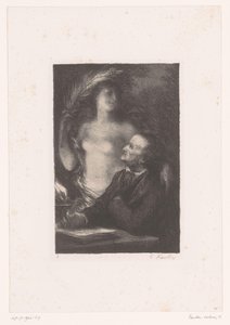 Wagner felnéz a múzsájára La Muse Richard Wagner élete és művei (sorozat címe) alkotó: Ignace Henri Jean Fantin Latour
