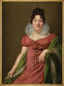 Marie Therese Bourgoin, francia színésznő, I. Sándor orosz császár szeretője - Marie-Therese Bourgoin (1781-1833), I. Sándor császár szeretője portréja, Riesener, Henri-Francois (1767-1828). Olaj, vászon, kb 1809. Méret: 95,5x71