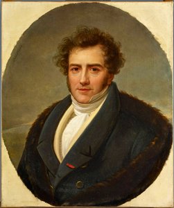 Francois-Adrien Boieldieu (1775-1834) zeneszerző portréja, Riesener, Henri-Francoiss (1767-1828). Olajfestmény. Philharmonie de Paris