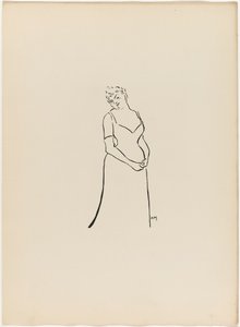 Anna Thibaud, a Le Café-Concertből alkotó: Henri-Gabriel Ibels