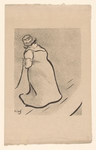 Jeanne Bloch énekesnő portréja Jeanne Bloch A kávéház művészei koncert (sorozat címe) Le Café Concert (sorozat címe)
