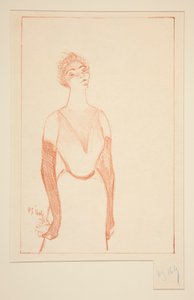 Yvette Guilbert alkotó: Henri-Gabriel Ibels