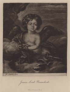 James, Lord Beauclerk, II. Károly király és Nell Gwyn második fia (metszet)