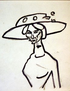 Széles karimájú kalap alkotó: Henri Gaudier-Brzeska