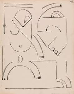 Absztrakt ábra összetétele alkotó: Henri Gaudier Brzeska