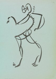 Táncoló figura alkotó: Henri Gaudier-Brzeska
